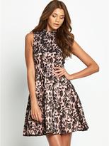Thumbnail for your product : Definitions High Neck Jacquard Prom Dress