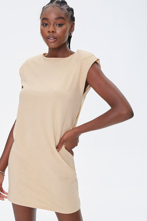 Forever 21 ShoulderPad TShirt Dress ShopStyle
