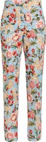 Thumbnail for your product : Moschino Mid-Rise Floral-Jacquard Trousers