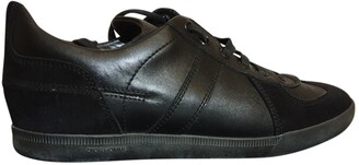 Christian Dior black Leather Trainers