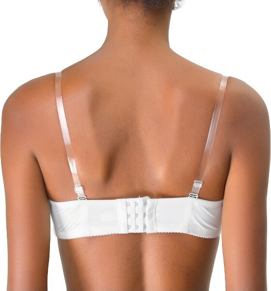 Assorted Clear soft plastic Bra Straps helps keep bra straps up