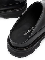 Thumbnail for your product : Ann Demeulemeester Round-Toe Chunky Mules