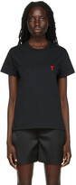 Thumbnail for your product : AMI Paris AMI Paris Black Ami de Cœur T-Shirt