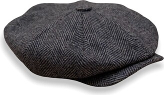 Mister Miller - Master Hatter - Finchs Gypsy Oversized Bakerboy Hat In Harris Tweed