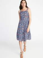 Thumbnail for your product : Old Navy Floral Apron-Front Fit & Flare Dress for Women