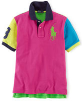 Thumbnail for your product : Ralph Lauren CHILDRENSWEAR Boys 8-20 Multi-Color Polo Top
