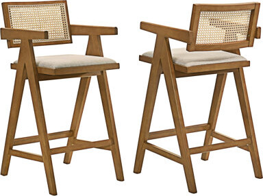 Corrigan Studio Wood Bar Chair (Set Of 2)