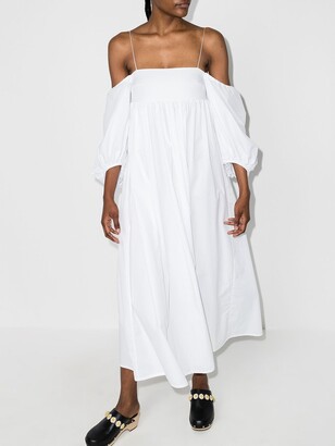 Cecilie Bahnsen Holly off-shoulder gown