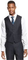 Thumbnail for your product : Ryan Seacrest Distinction Blue Flannel Slim-Fit Vest