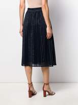 Thumbnail for your product : Edward Achour Paris pleated midi skirt