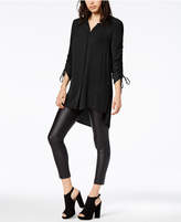 Thumbnail for your product : Bar III Ruched High-Low Shirt, Created for Macy's