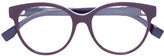 Thumbnail for your product : Fendi Eyewear Studded Round Frame Glasses