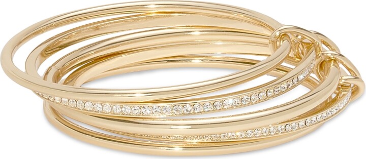Ramy Brook Rena Pave Five Layer Bangle Bracelet