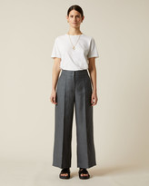 Thumbnail for your product : Jigsaw Heavy Linen Crop Trousers