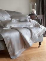 Thumbnail for your product : House of Fraser Gingerlily Silver Grey Silk King Flat Sheet