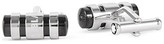 Thumbnail for your product : Montblanc Three ring stainless steel cufflinks