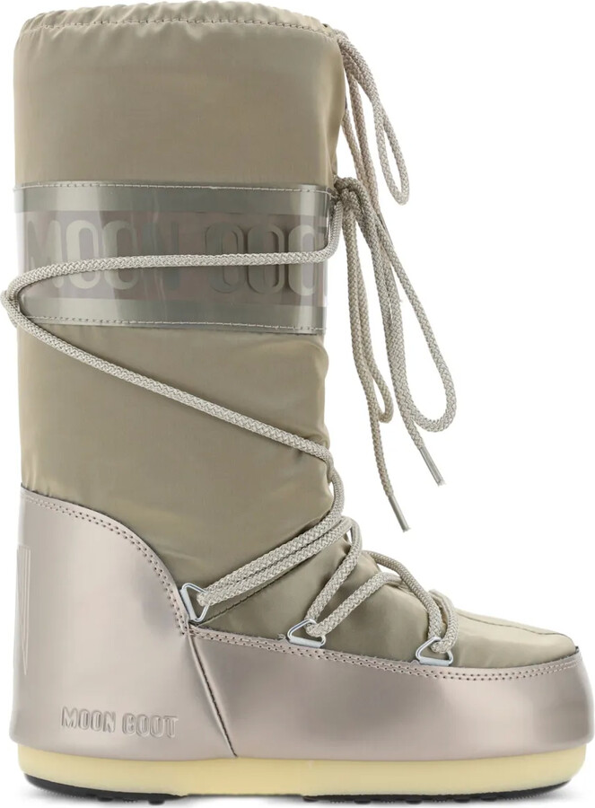 Moon Boot Icon Glance satin snow boots