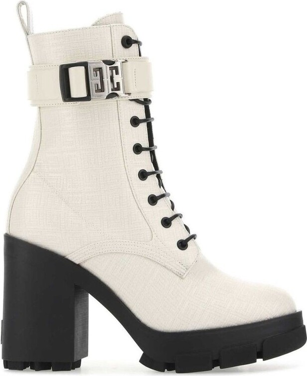 Women White Boots With Heels | ShopStyle