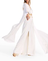 Thumbnail for your product : Cult Gaia Jasmin Gathered Cutout Gown