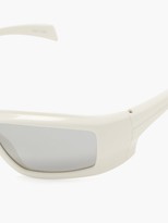 Thumbnail for your product : Rick Owens Square Acetate Sunglasses - White