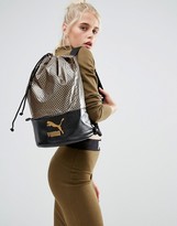Thumbnail for your product : Puma Bucket Bag In Black And Gold