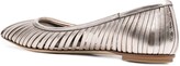 Thumbnail for your product : Del Carlo Striped Cage Ballerina Flats
