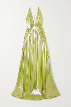 Satinee's collection - Louis Vuitton  Green evening gowns, Long green dress,  Gowns