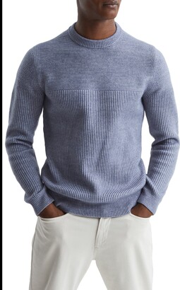 Reiss Marcus Rib Crewneck Sweater