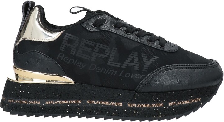 Replay Black Women's Sneakers & Athletic Shoes | ShopStyle