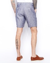 Thumbnail for your product : ASOS Slim Fit Shorts In Linen