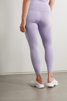 Thumbnail for your product : AZ Factory Mybody Paneled Stretch-knit Leggings - Lilac