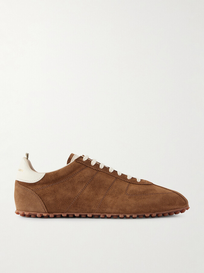 Officine Creative Repertoire 001 Leather-Trimmed Suede Sneakers