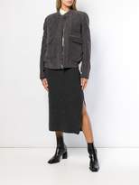 Thumbnail for your product : Rick Owens flap pocket zipped jacket