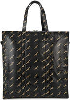 Thumbnail for your product : Balenciaga Medium Black gold Logo Bazar Shopper