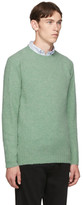 Thumbnail for your product : Officine Generale Green Wool Seamless Crewneck Sweater