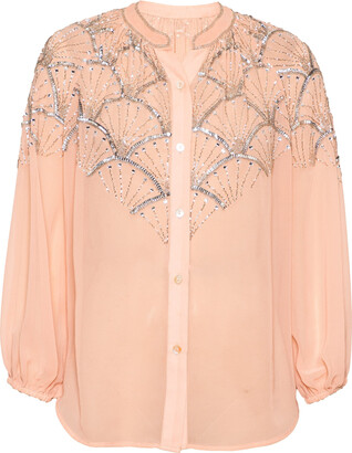 トップス Nancy ribbon tops Pink beige TOPS – Tagged 