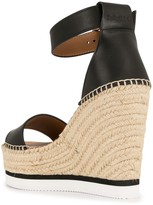 Thumbnail for your product : See by Chloe Woven Wedge Heel Sandals