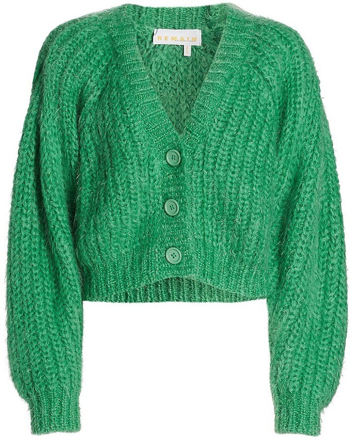 Green Mohair Cardigan | Shop the world's largest collection of 