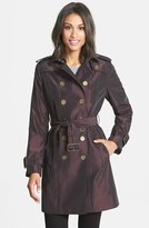 Thumbnail for your product : London Fog Iridescent Double Breasted Trench Coat (Online Only)