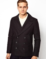 Thumbnail for your product : ASOS Peacoat In Charcoal