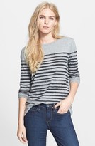 Thumbnail for your product : Vince Stripe Boatneck Tee (Nordstrom Exclusive)