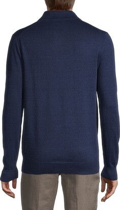 Kiton Wool Half-Zip Sweater