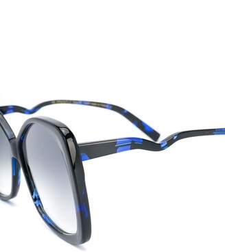 Emmanuelle Khanh Oversized Gradient Sunglasses