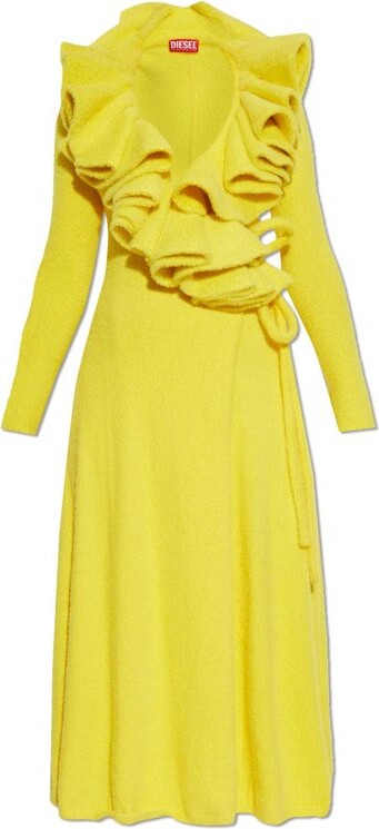 Diesel M-Ingelina Ruffled Collar Dress