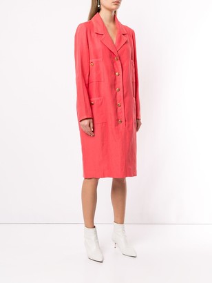 Chanel Pre Owned Single-Breasted Blazer Dress