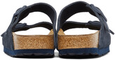 Thumbnail for your product : Birkenstock Navy Suede Arizona Sandals