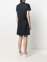 Thumbnail for your product : Emporio Armani Drawstring Polo-Collar Dress