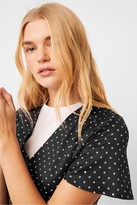 Thumbnail for your product : French Connection Maudie Drape Polka Dot Flippy Dress