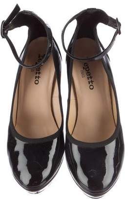 Repetto Patent Leather Ankle-Strap Pumps