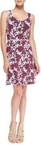 Thumbnail for your product : Zac Posen ZAC Floral Knit Sleeveless Dress